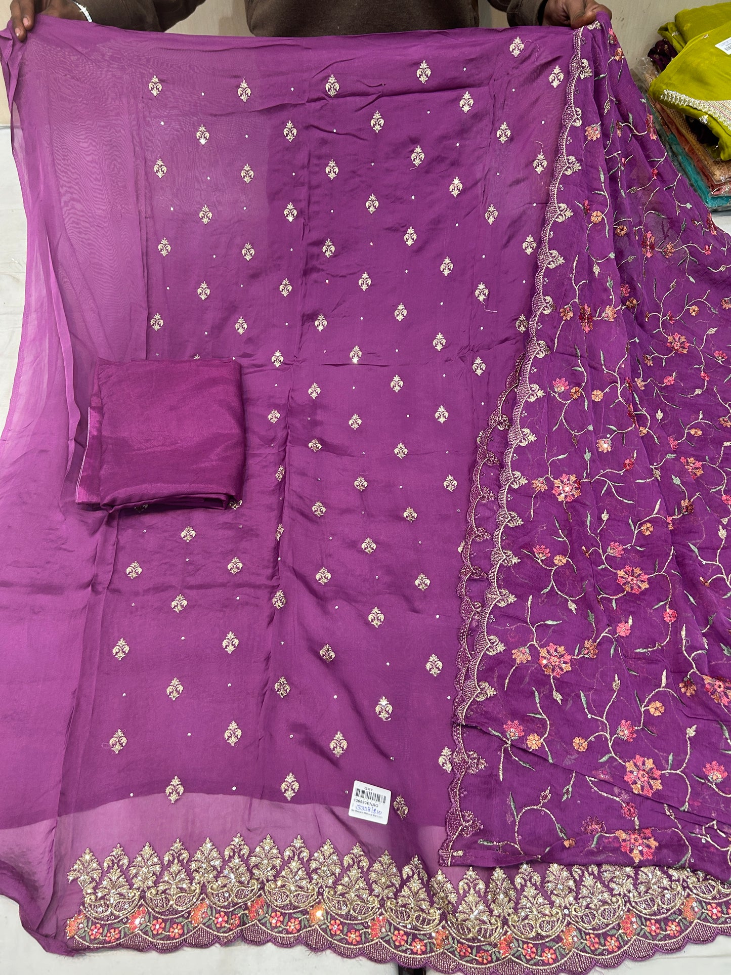 Purple Latest designer suit