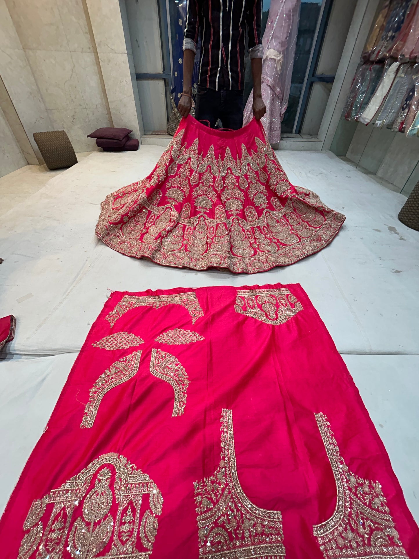 Extraordinary hot pink Lehenga