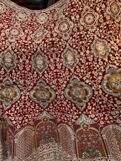 Gorgeous Red bridal lehenga