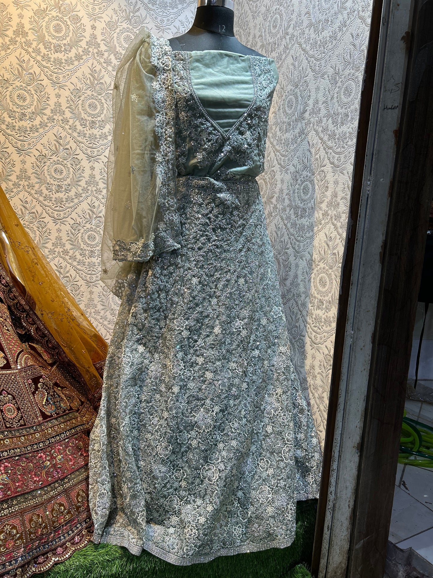 Pretty grey lehenga