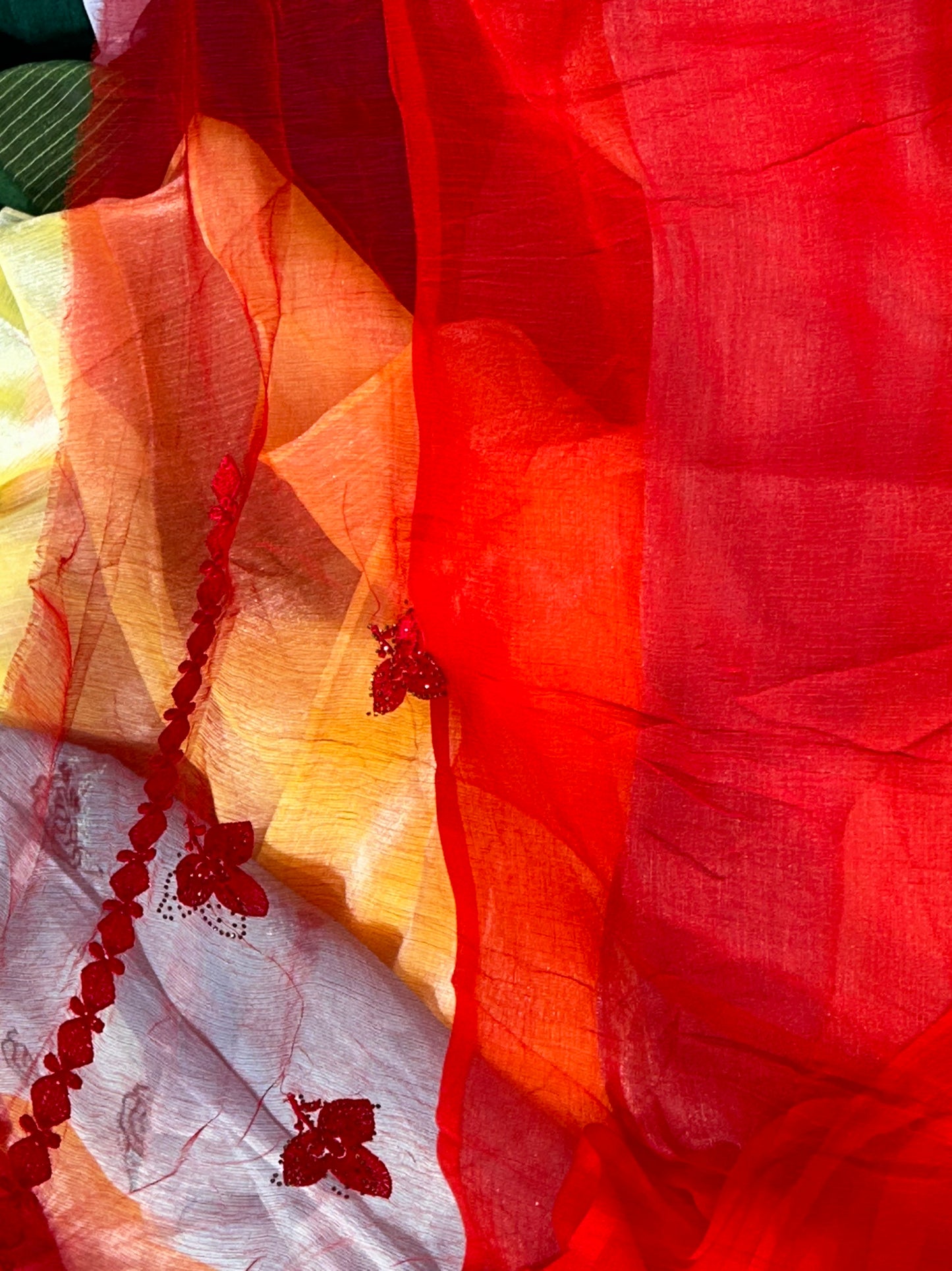 Glamorous Red saree