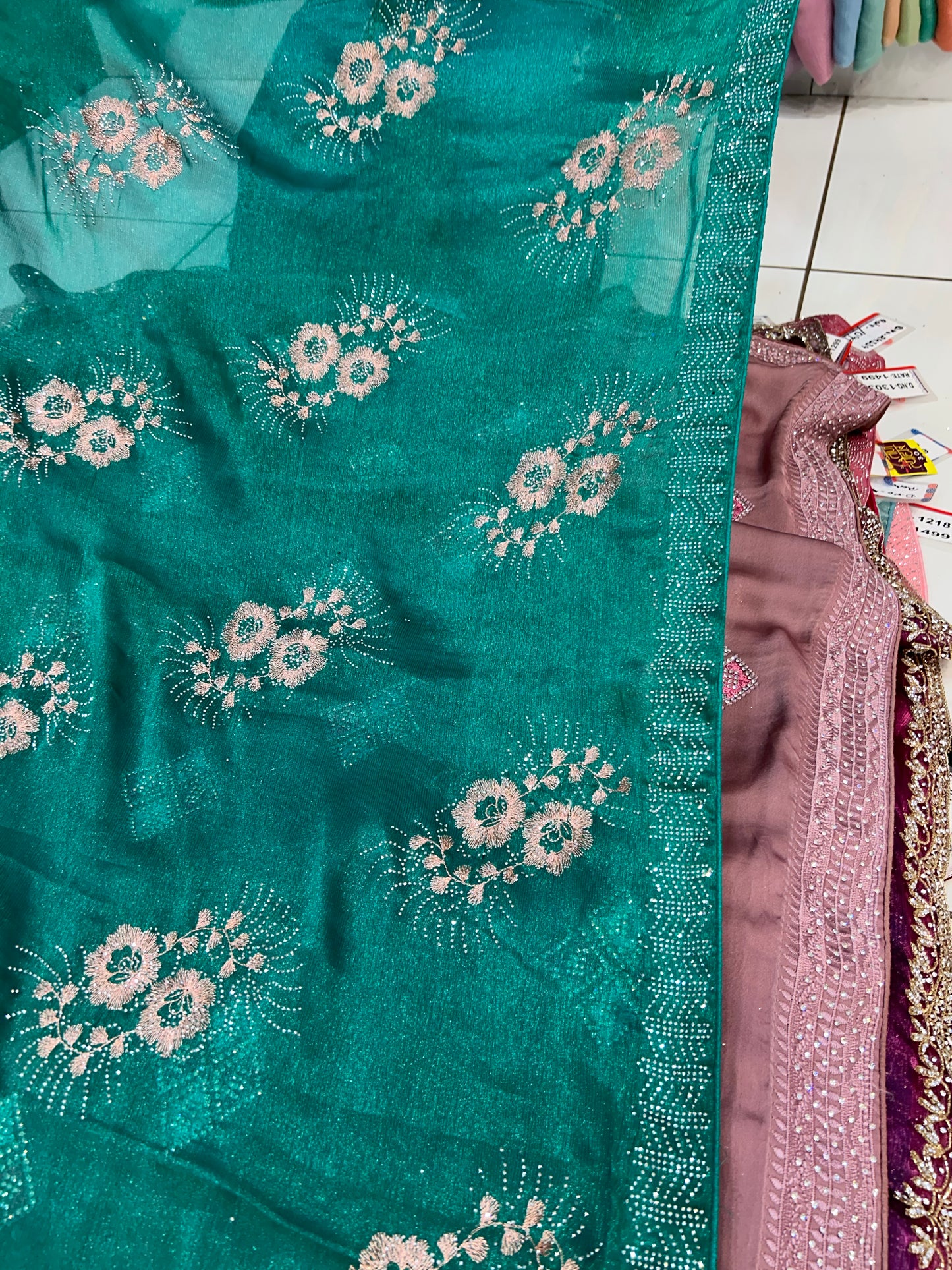 Rama Green saree