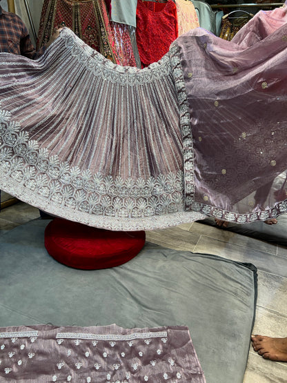 Charming dusty pink Lehenga