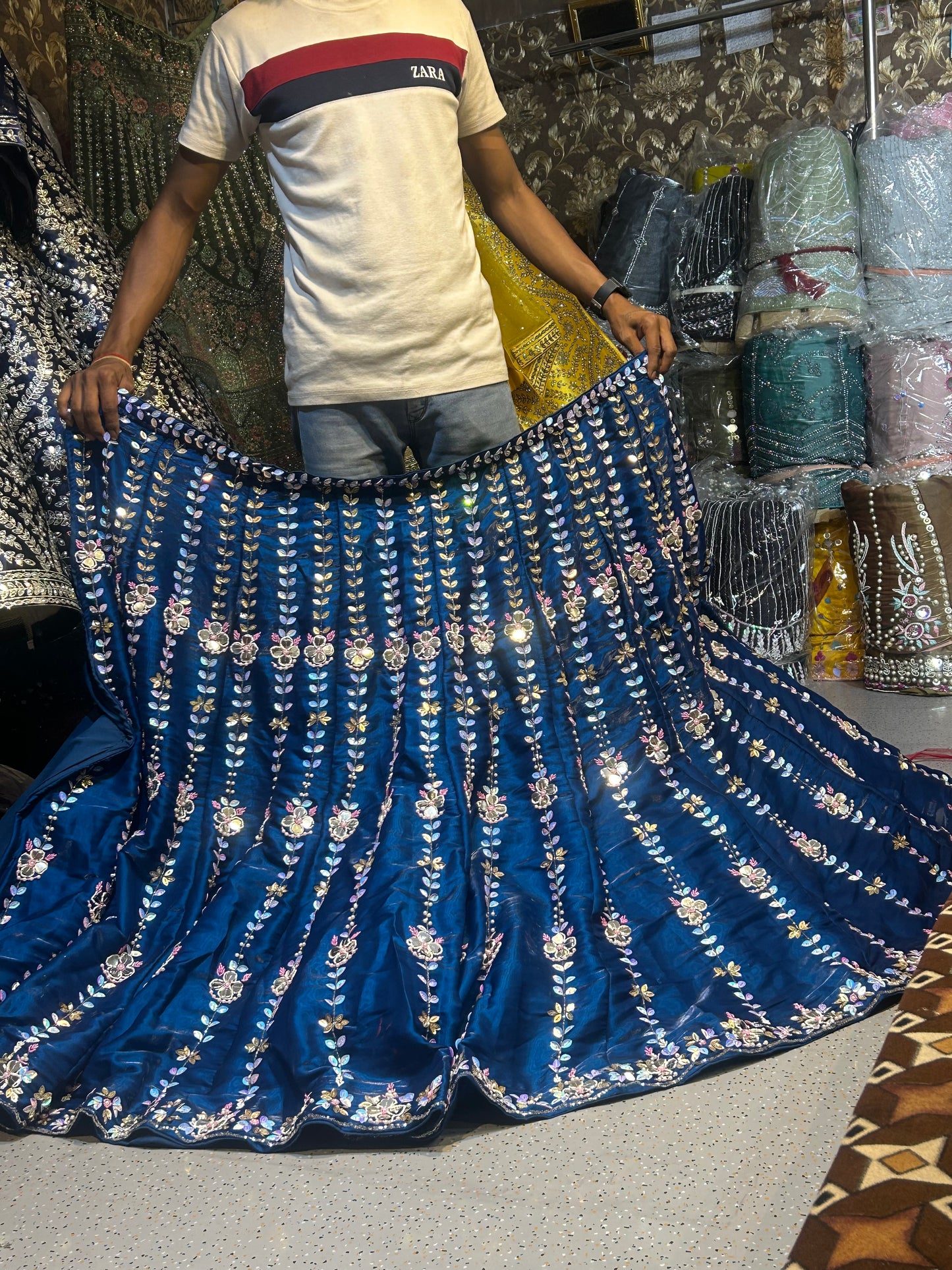 Lovely blue Lehenga