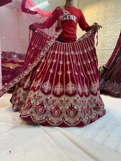 Pleasing red Lehenga