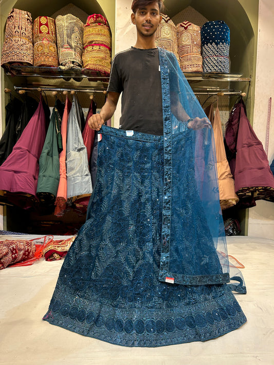 Stylish Blue  Lehenga