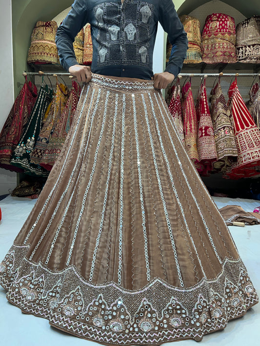 Famous Golden Lehenga