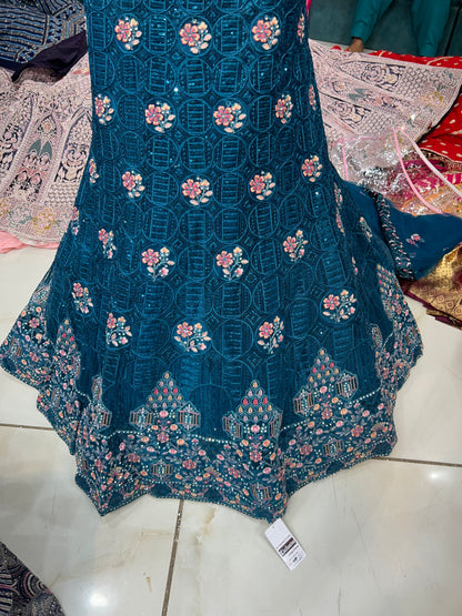 Awesome blue Lehenga