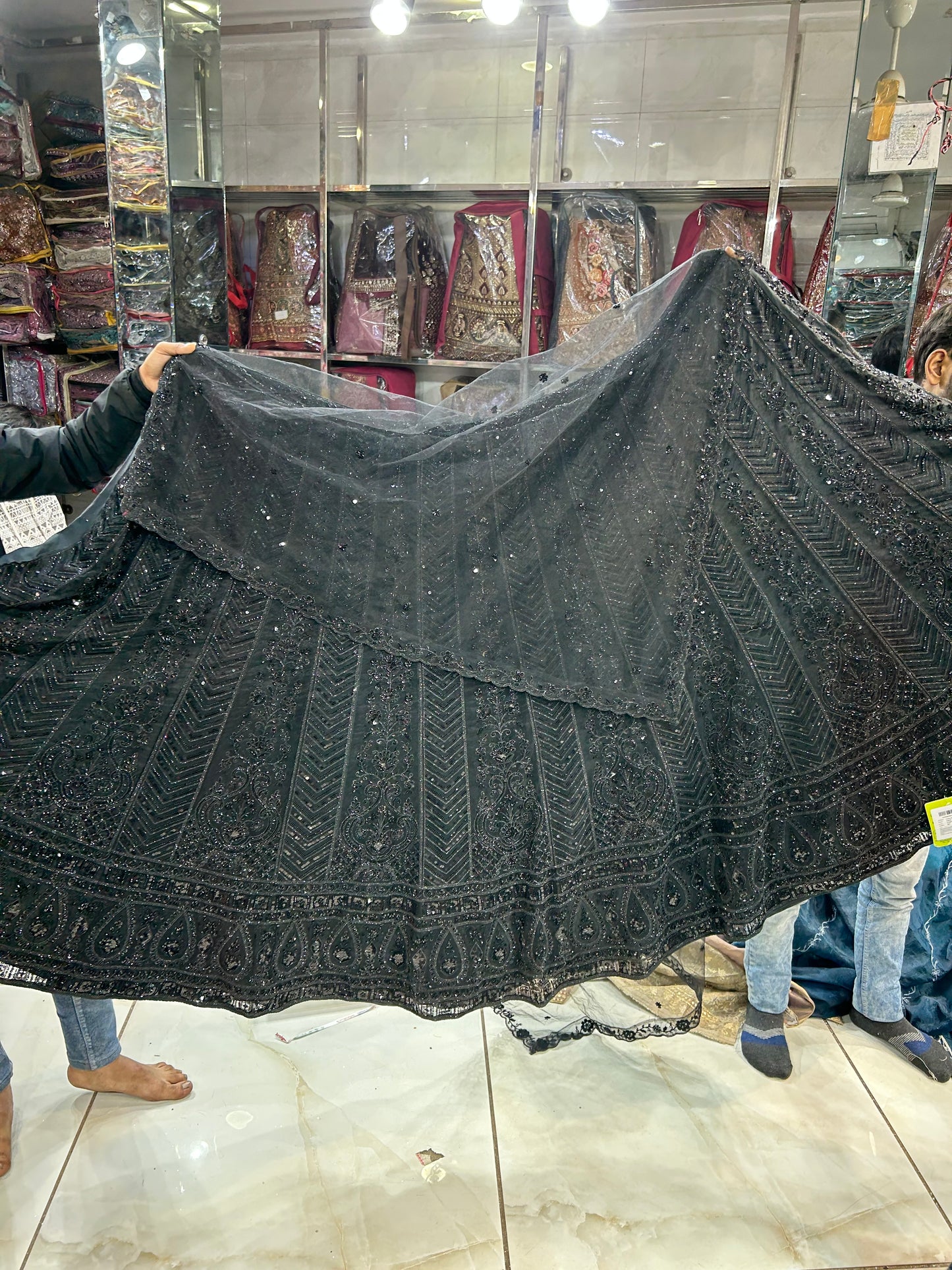 Lovely z black lehenga