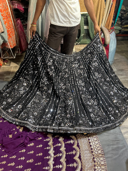 Fabulous black lehenga