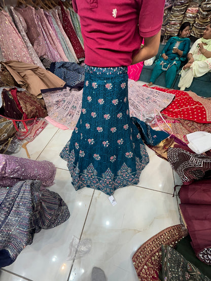 Awesome blue Lehenga