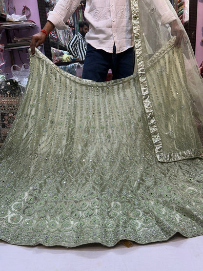 Astonishingg Green Lehenga 🥰