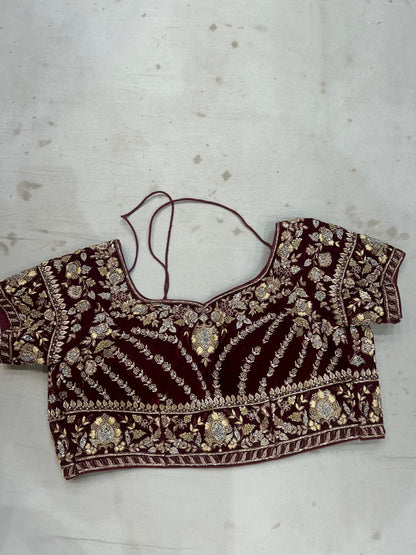 Dreamy maroon Lehenga