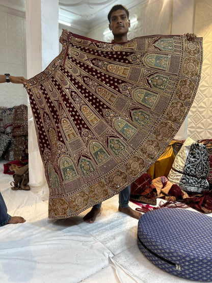 Gorgeous maroon Lehenga