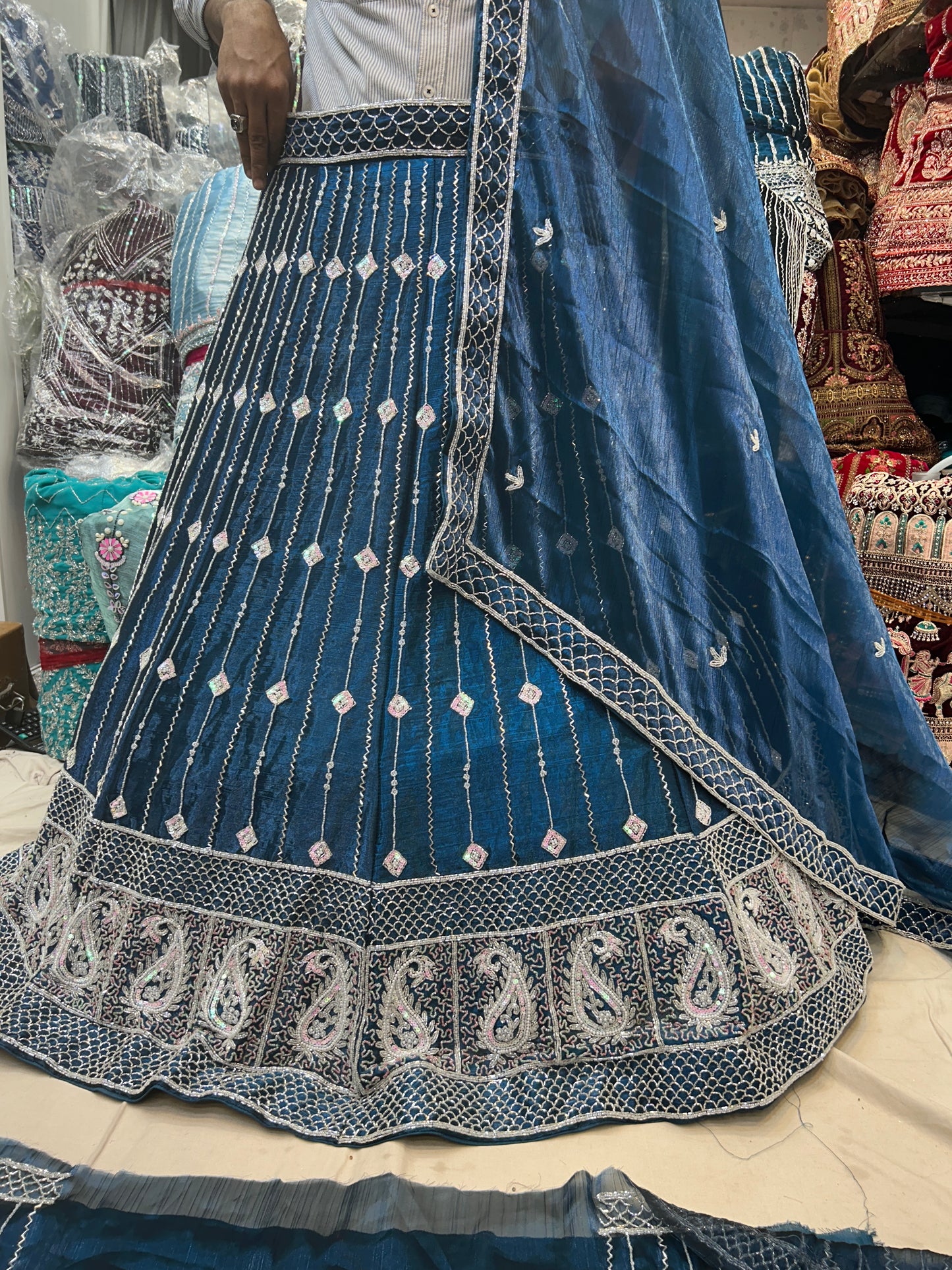 Lovely Blue Lehenga