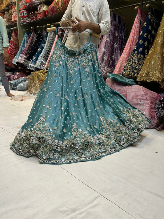 Fantastic blue lehenga