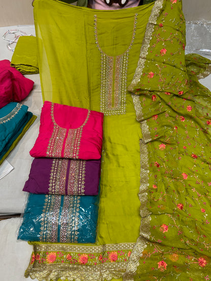 Haldi Latest designer suit