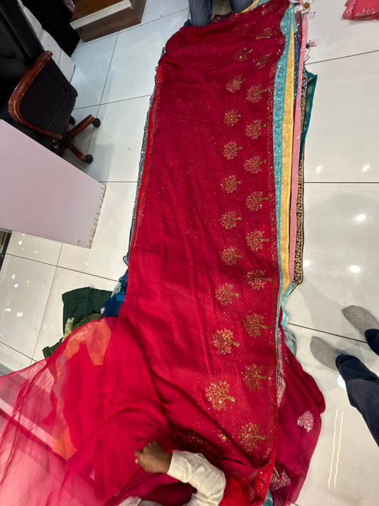 Awesome Red saree