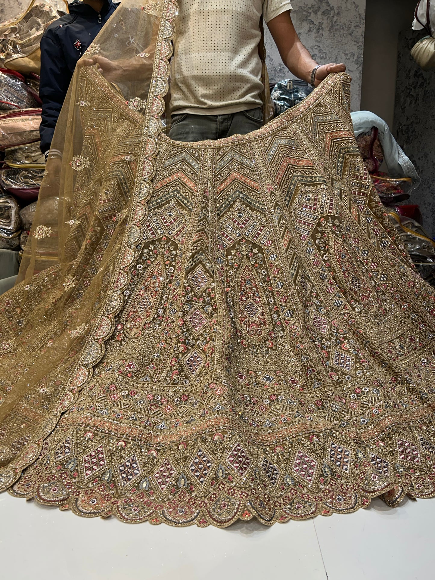 Stunning pink lehenga