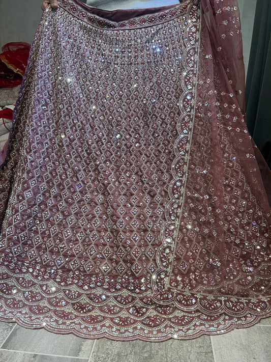 Amazing peach pink lehenga