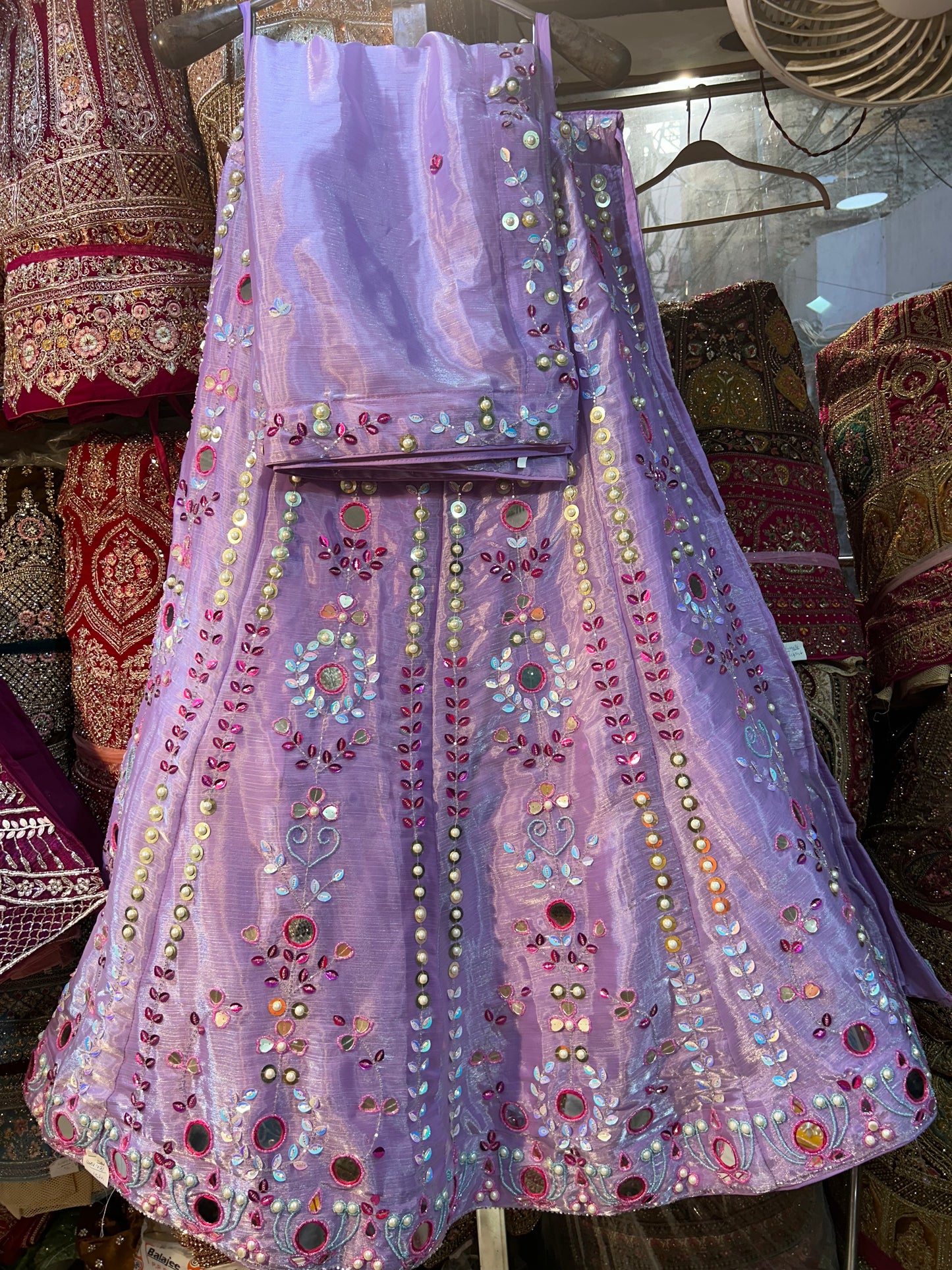 lovely purple lehenga