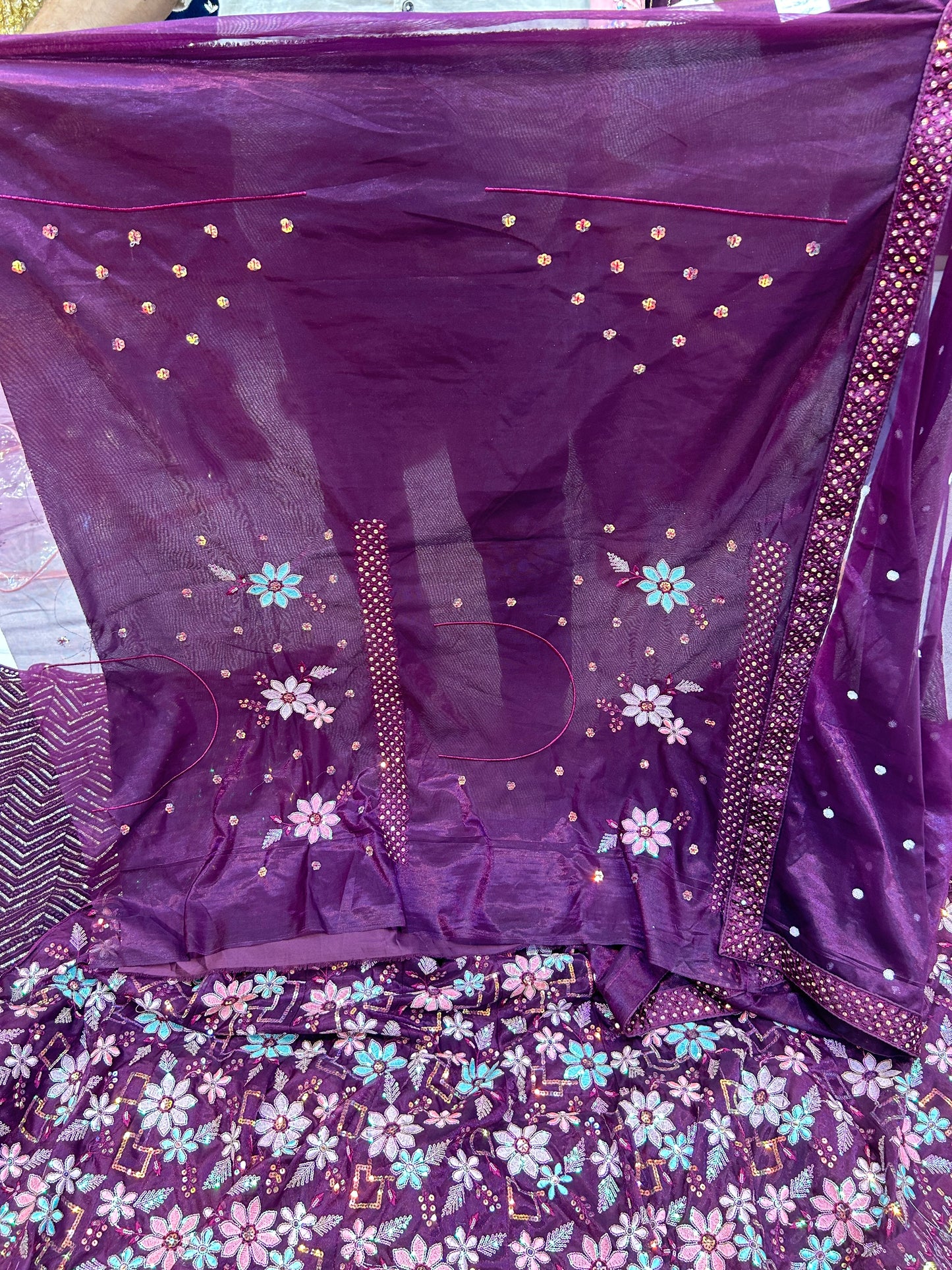 Amazing purple lehenga