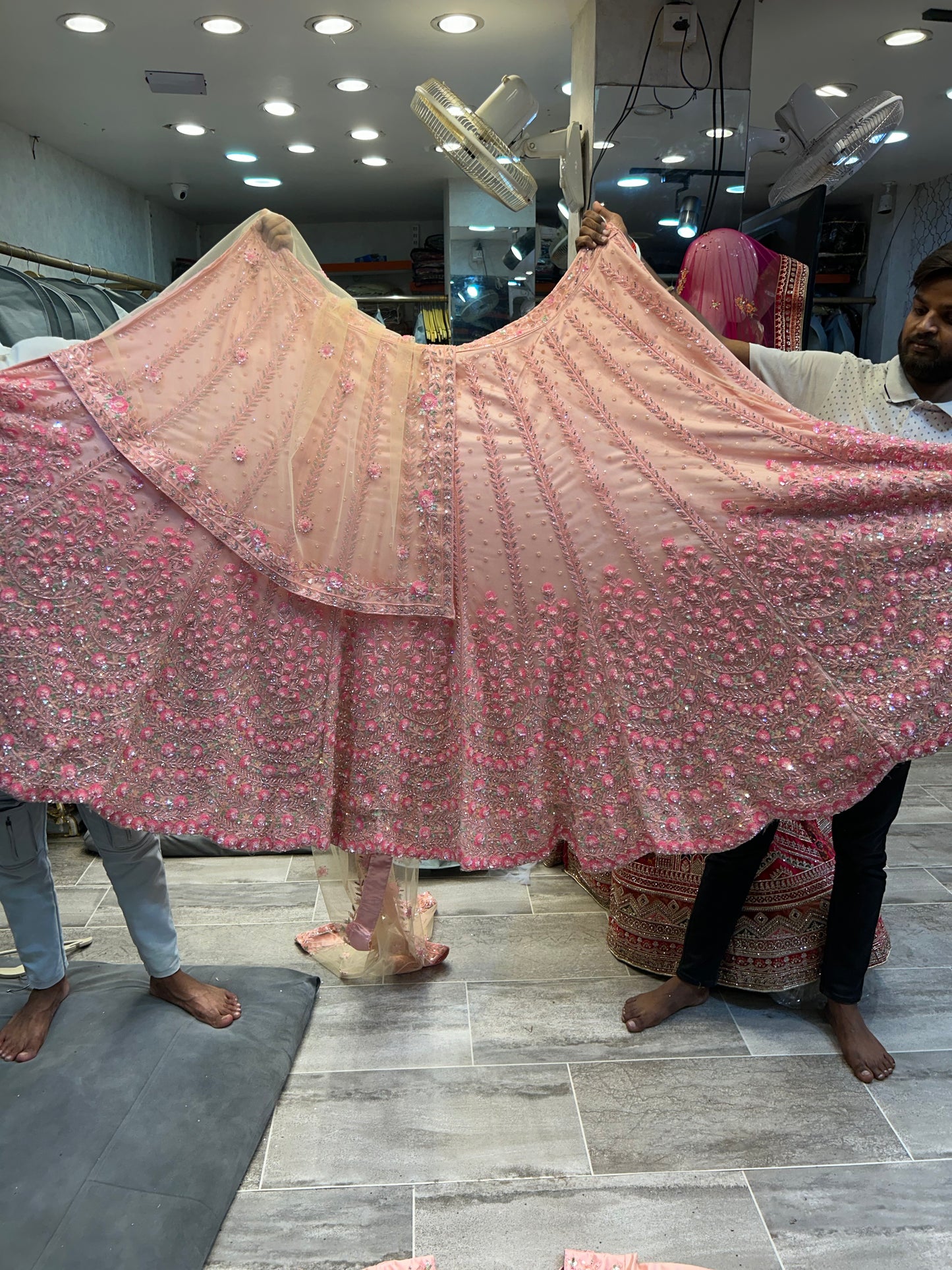 Blockbuster pink Lehenga