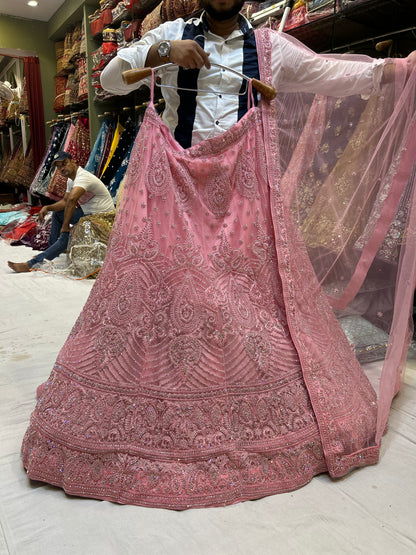 Stunning pink lehenga