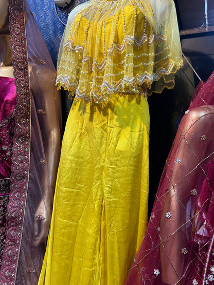 Haldi Mehendi Lehenga