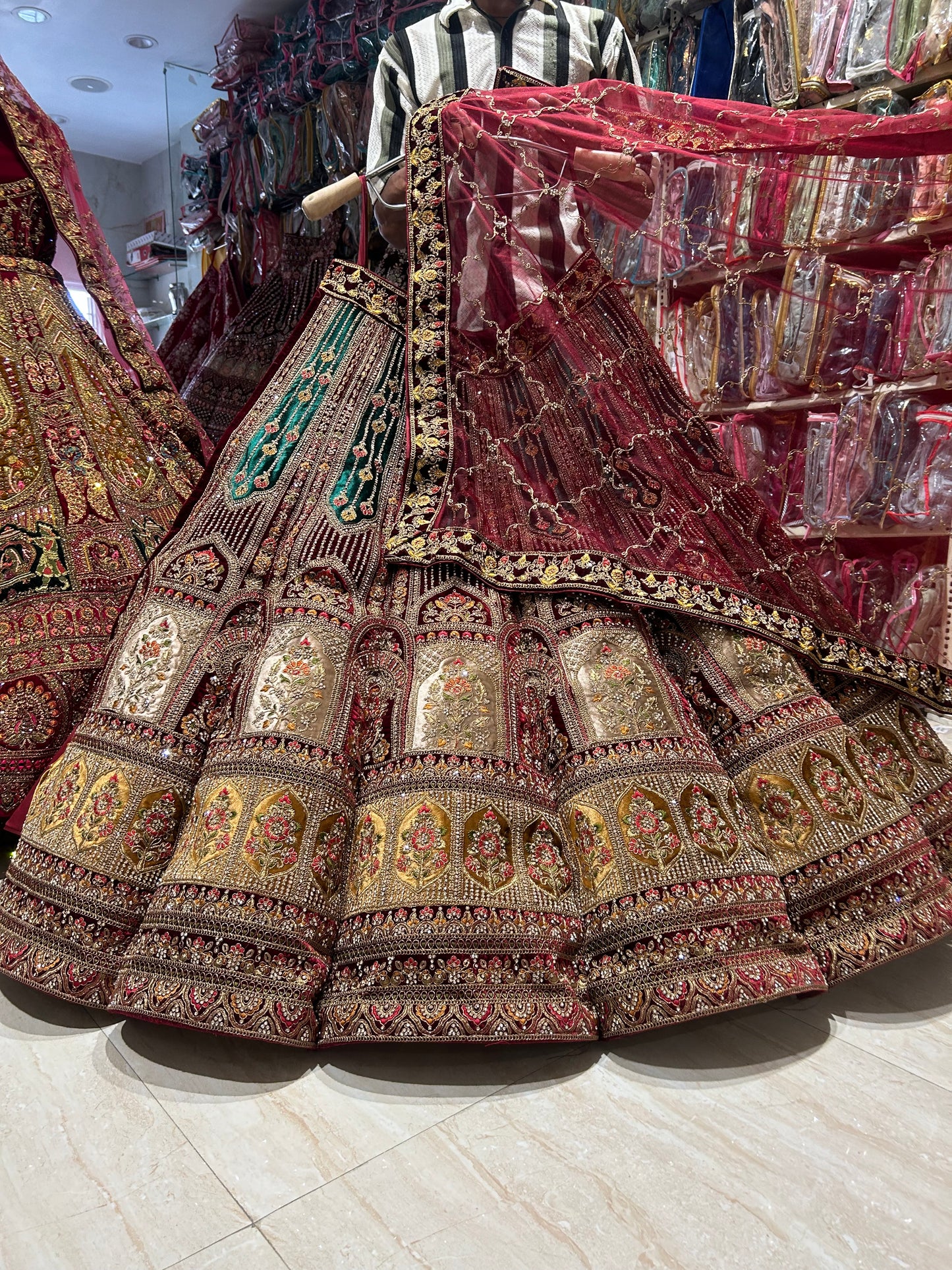 Heavy ball bridal Lehenga