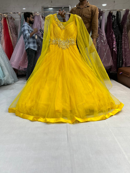 Haldi mehendi Gown