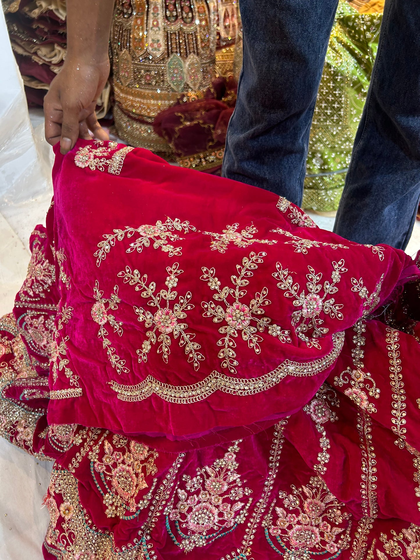 Pleasing red Lehenga