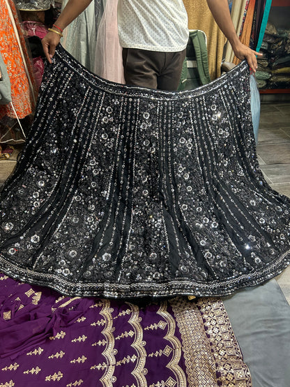 Fabulous black lehenga