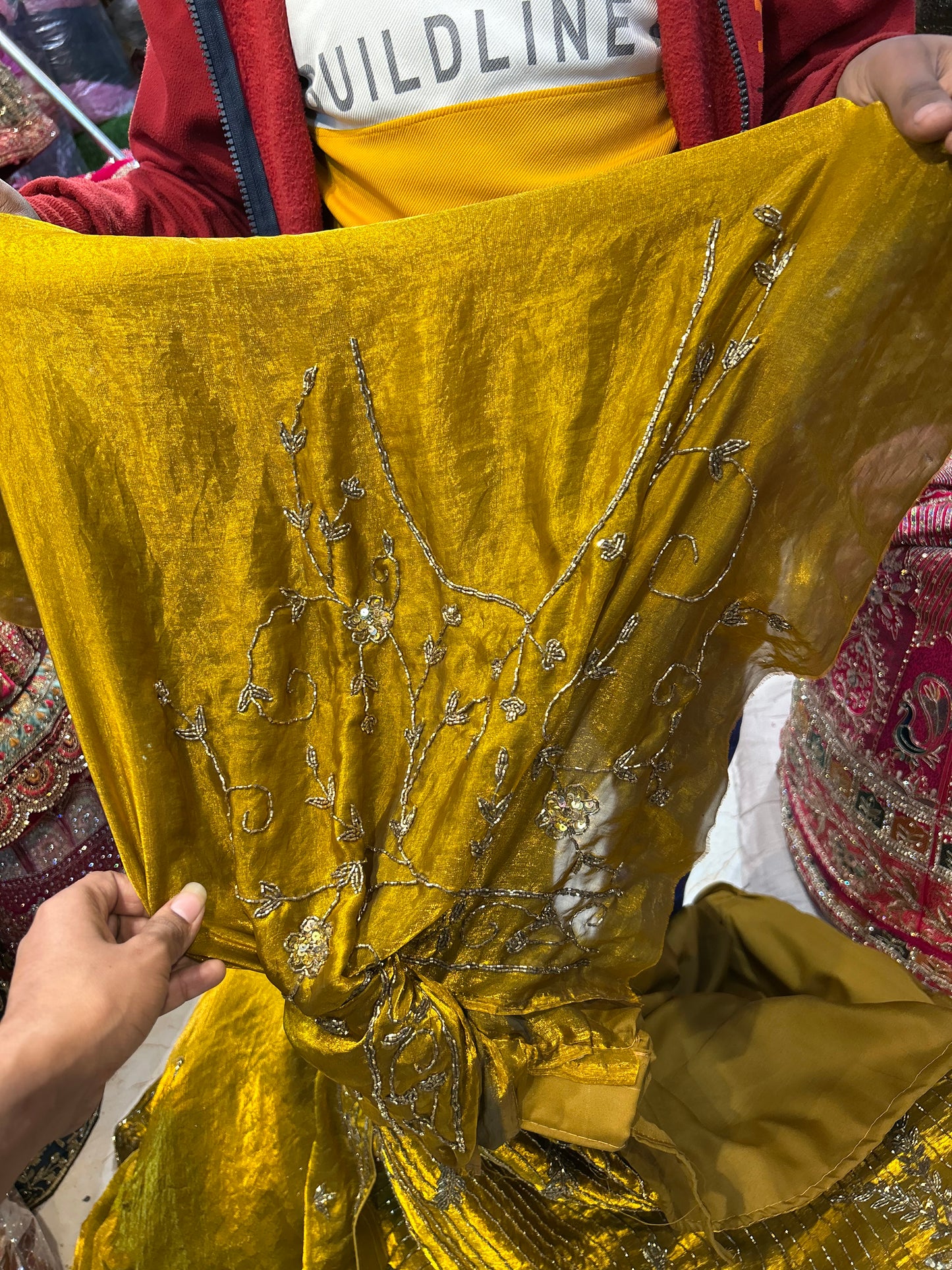 Stunning golden yellow Lehenga