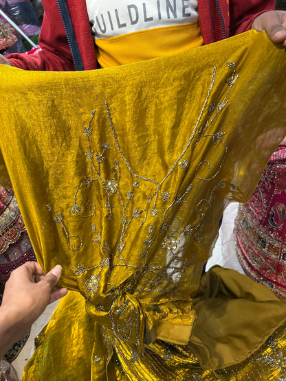 Stunning golden yellow Lehenga