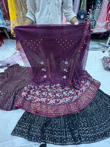 Amazing purple lehenga