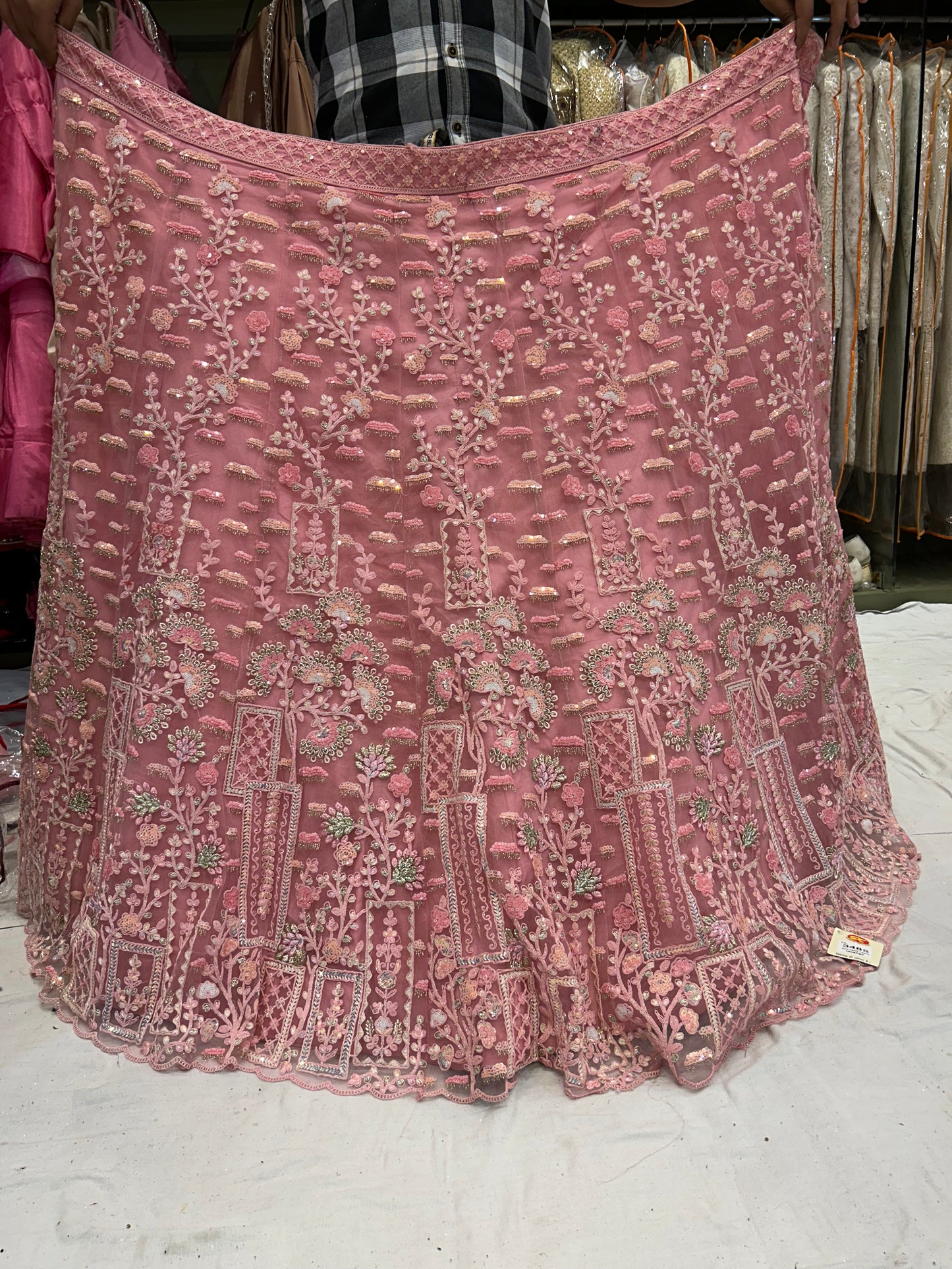 Girlish pink Lehenga