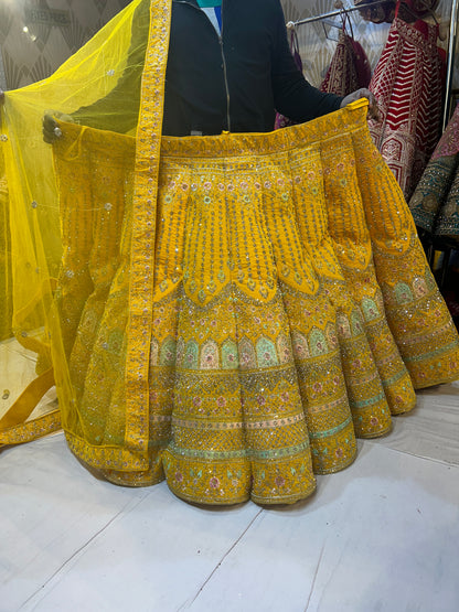 Yellow Designer Lehenga ❤️