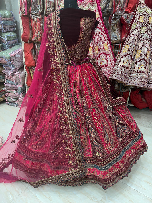 Preciosa lehenga rosa