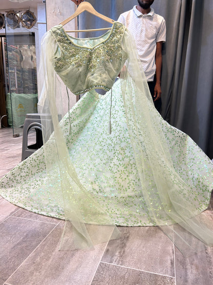 Gorgeous Green Lehenga 💖