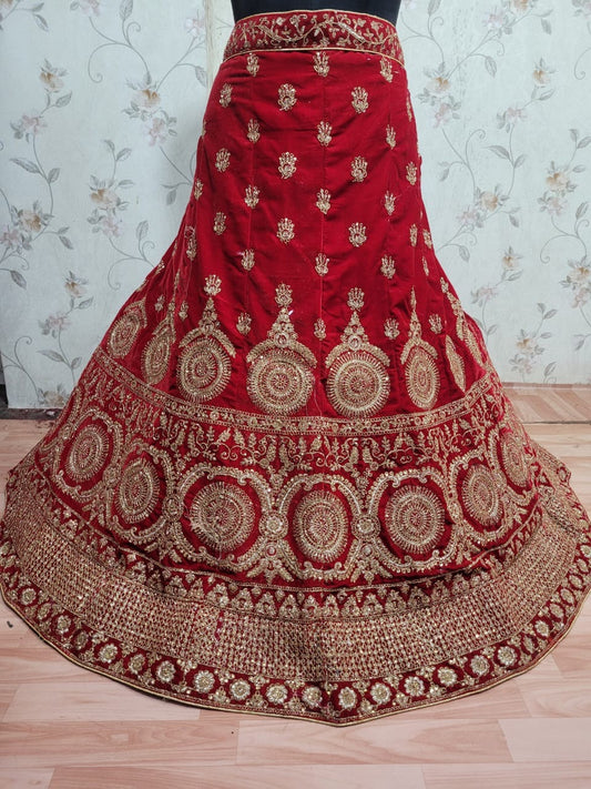 Amazing maroon bridal Lehenga