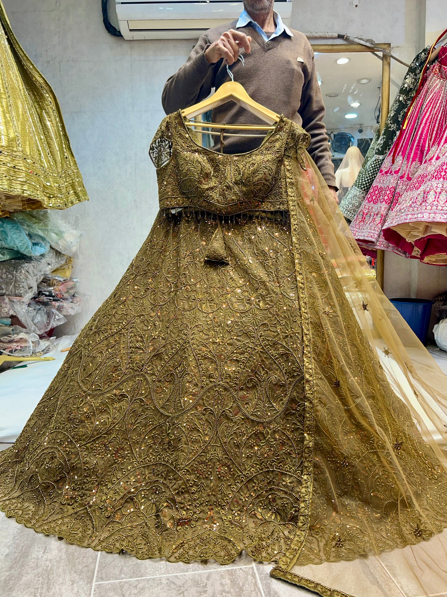 Awesome golden Lehenga