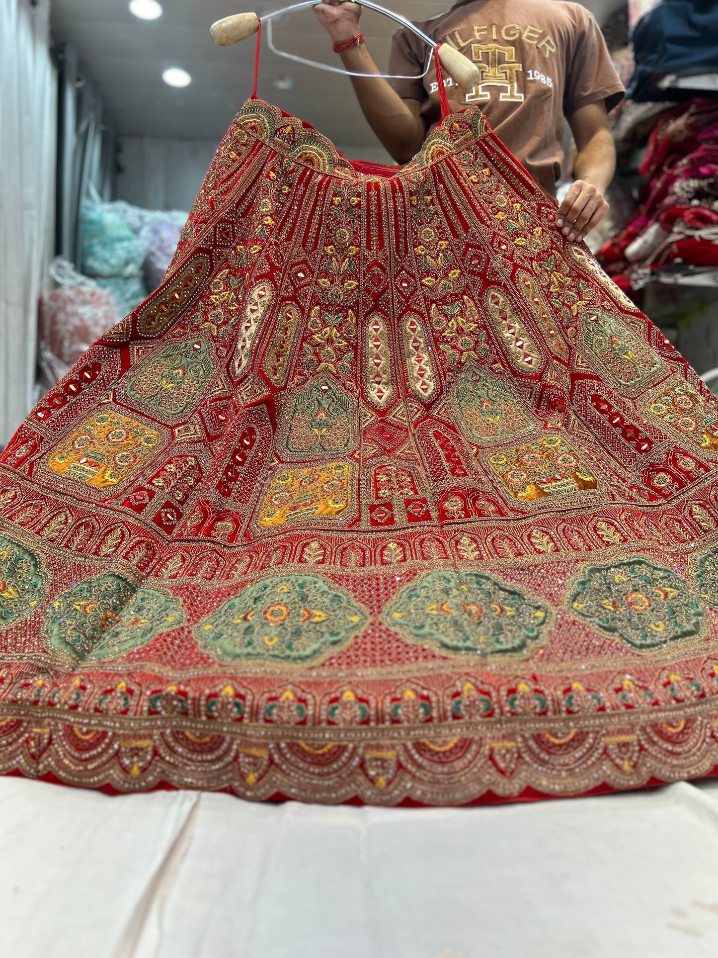 Gorgeous Pink Full Heavy lehenga