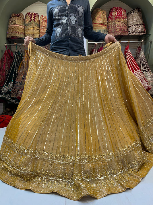 Luxury Golden Lehenga