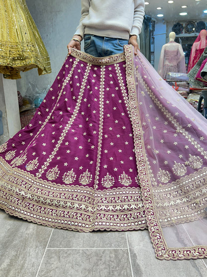 Pretty dark pink lehenga