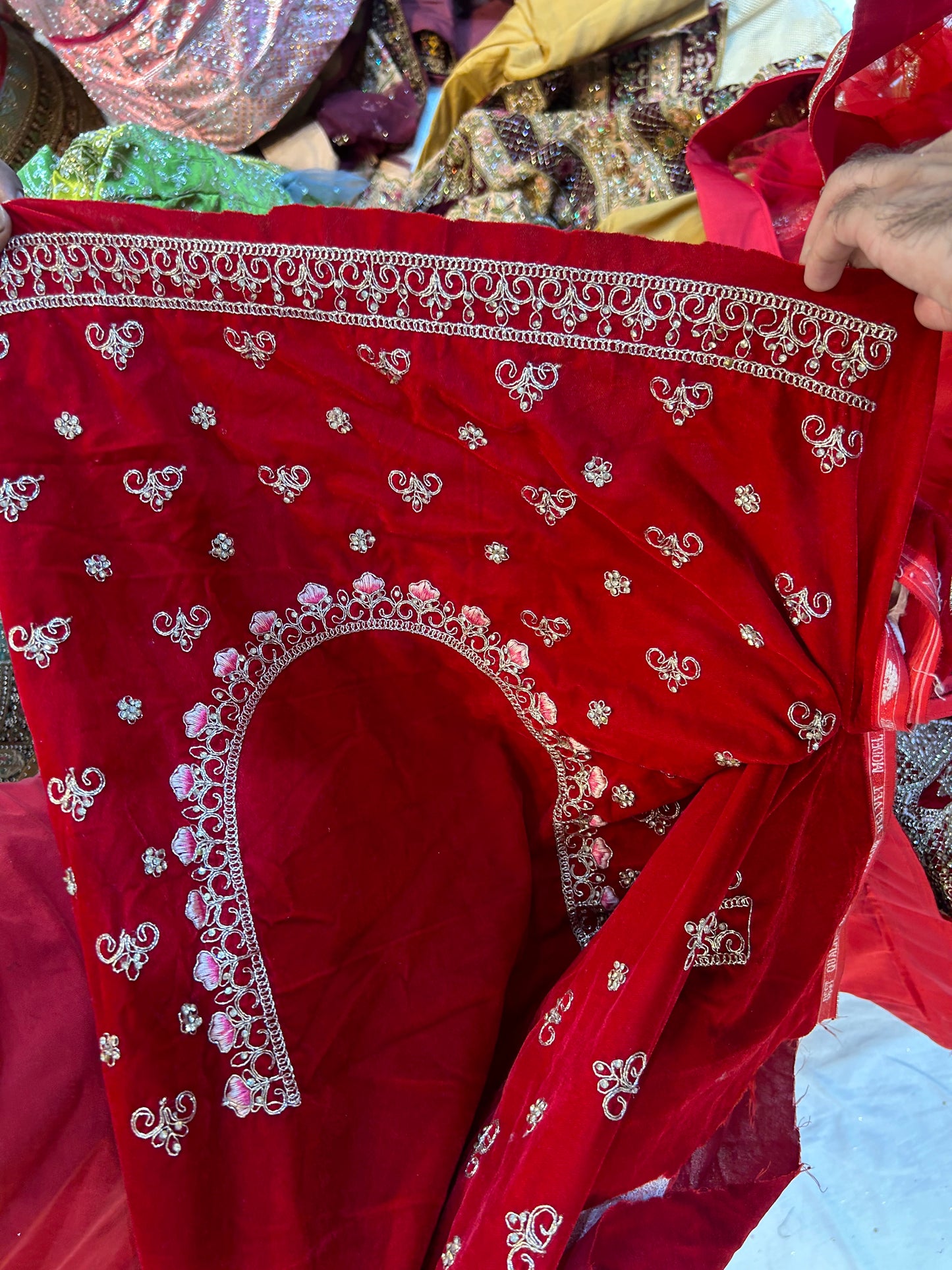 Doli barat red bridal Lehenga