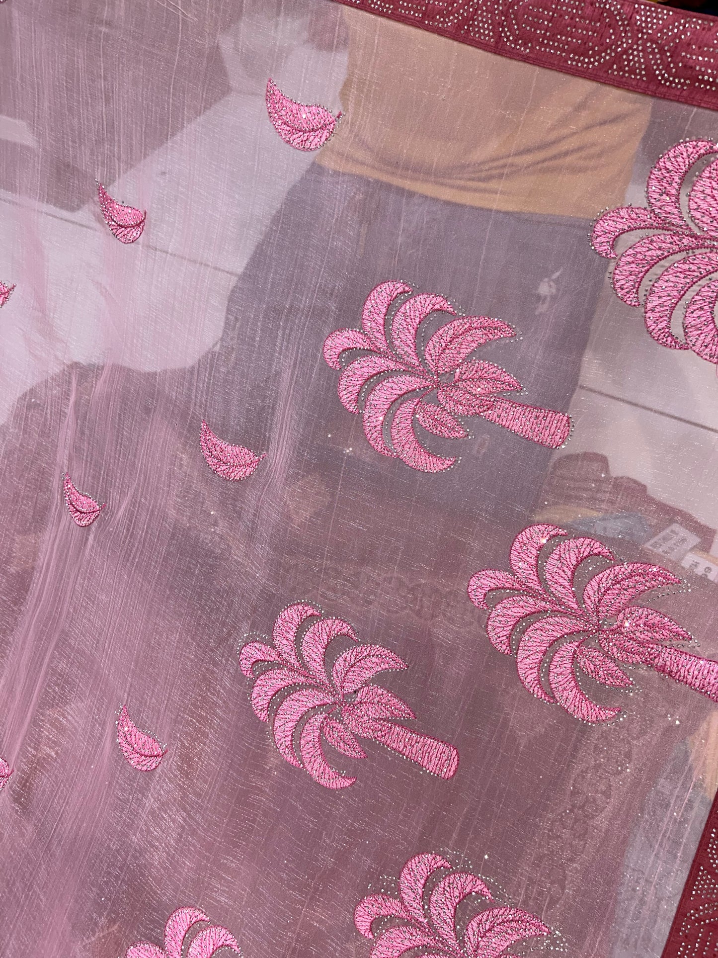 Fair Baby pink saree