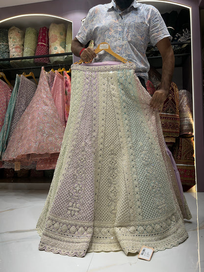 Fair multicolour lehenga