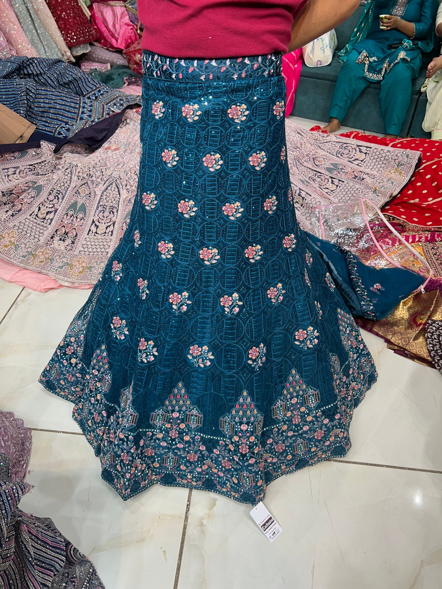 Awesome blue Lehenga