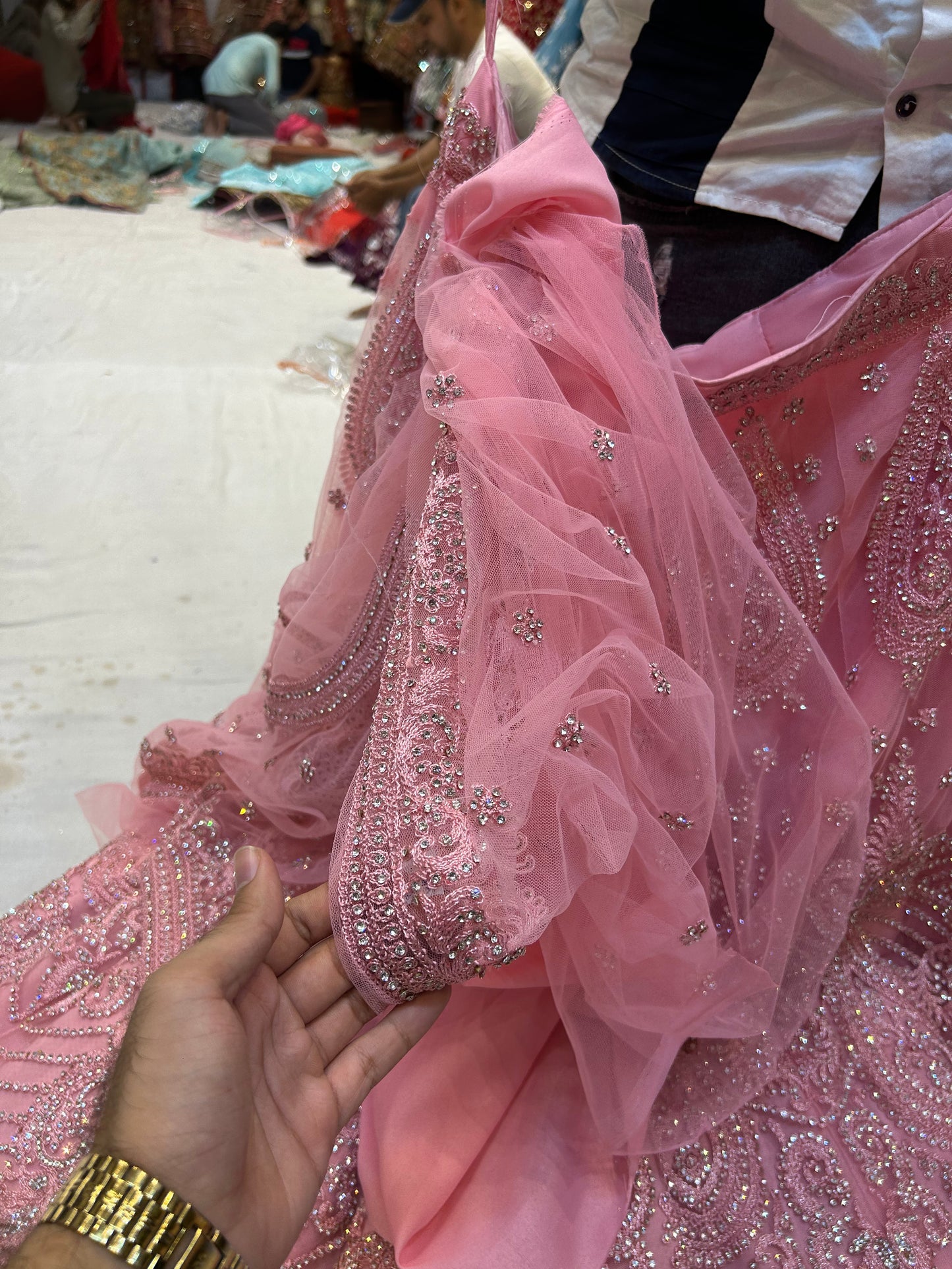 Stunning pink lehenga